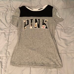 Gray PINK Shirt